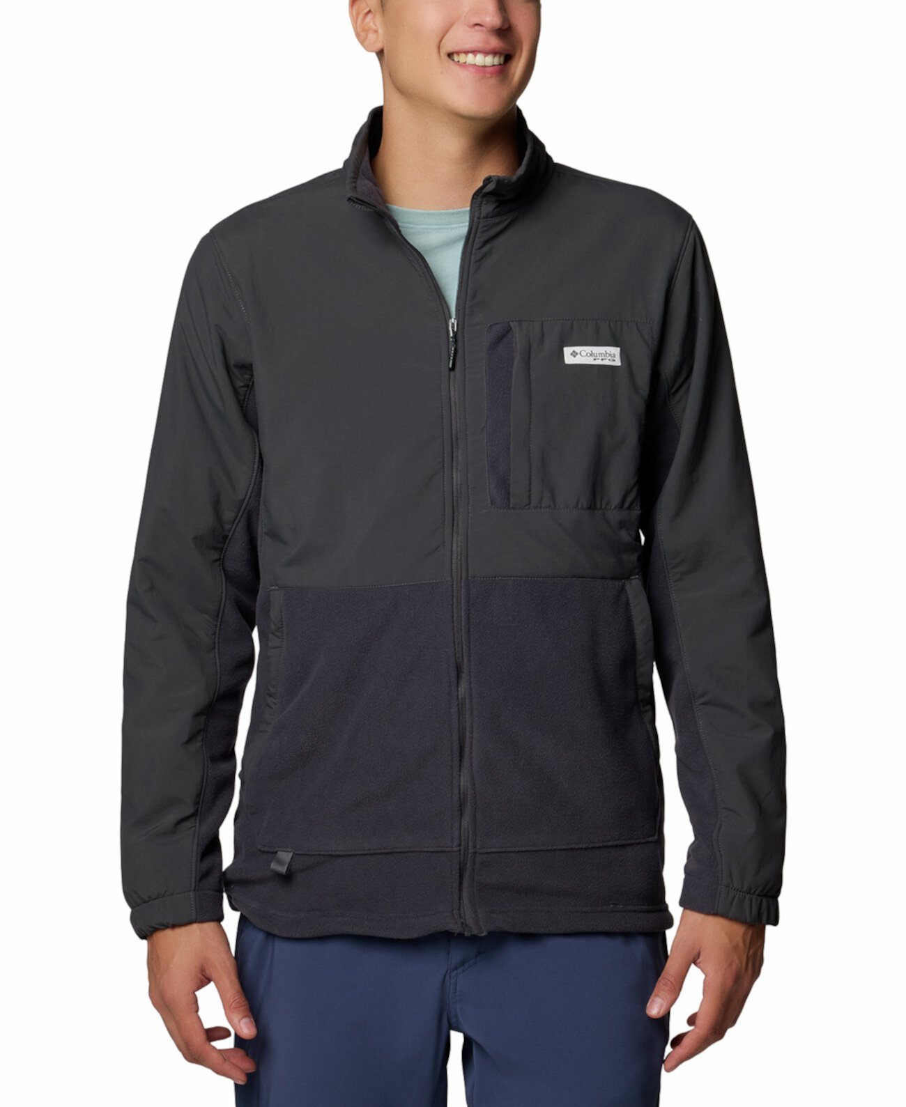 Мужская Ветровка Columbia PFG Uncharted Zip-Front Fleece Columbia