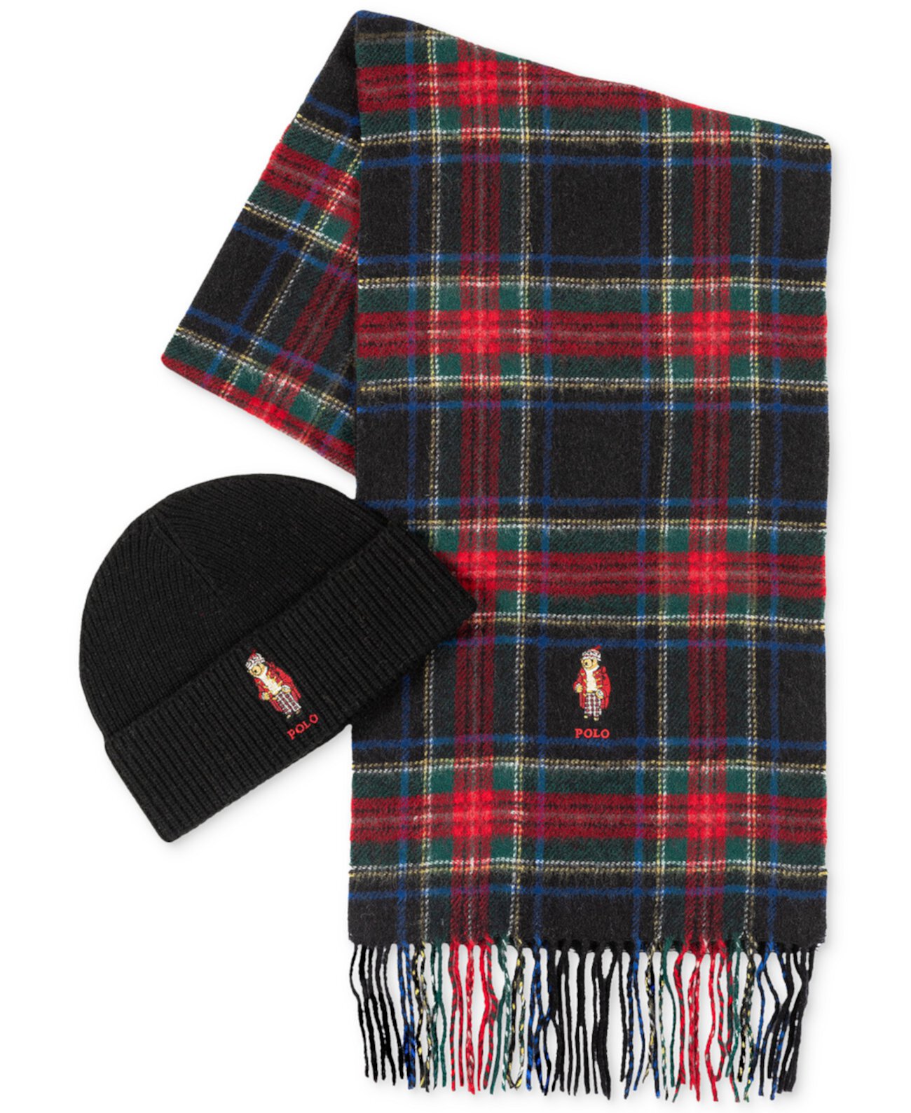 Комплект аксессуаров Polo Ralph Lauren Men's Tartan Bear Boxed Polo Ralph Lauren