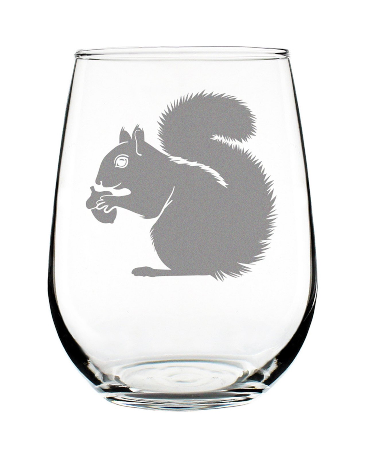 Squirrel - Stemless Wine Glass Bevvee