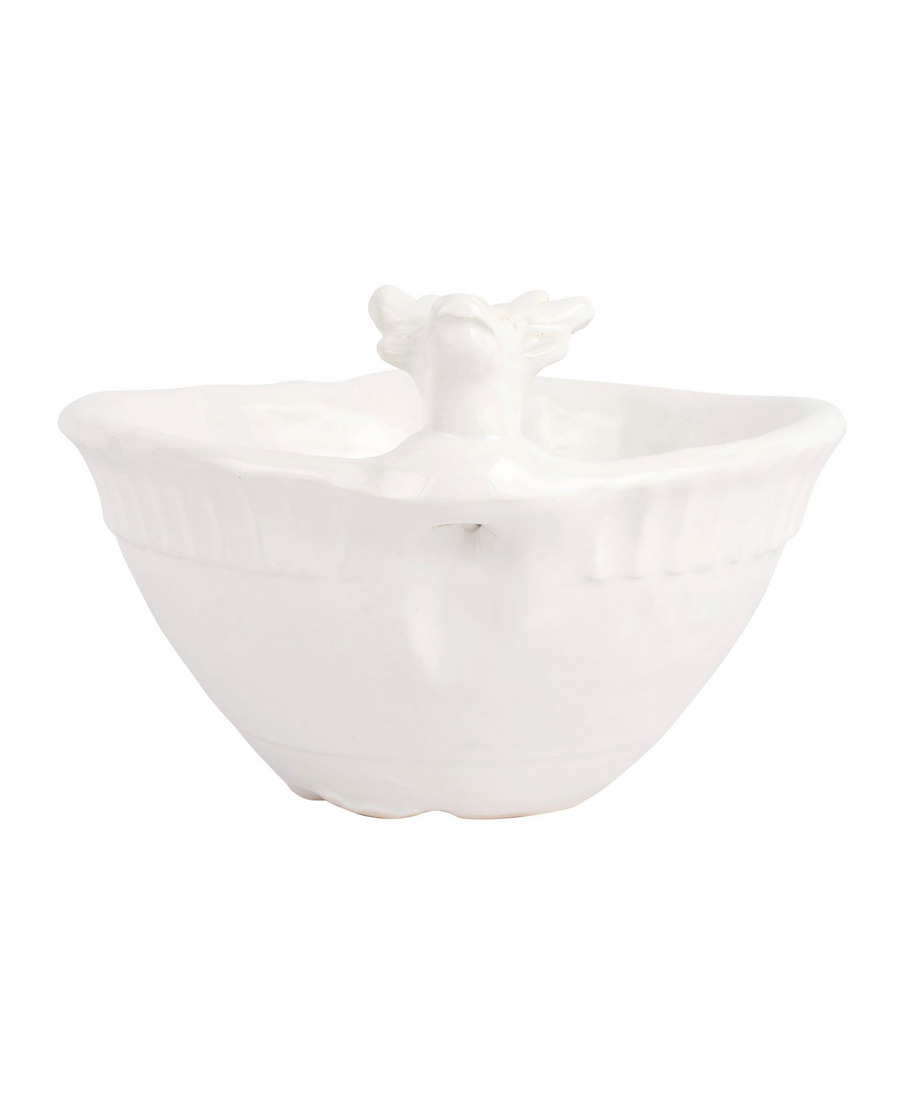 Pietra Natale Figural Deer Deep Bowl VIETRI