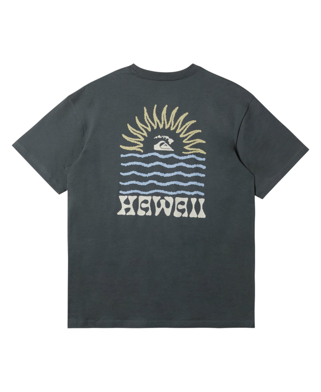 Мужская Футболка Quiksilver Hi Swell Lines с Коротким Рукавом Quiksilver