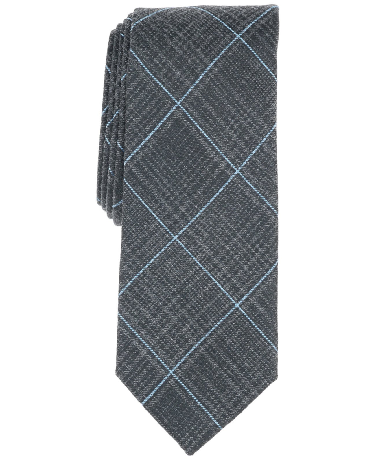 Men's Central Grid Tie, Created for Macy's Bar III