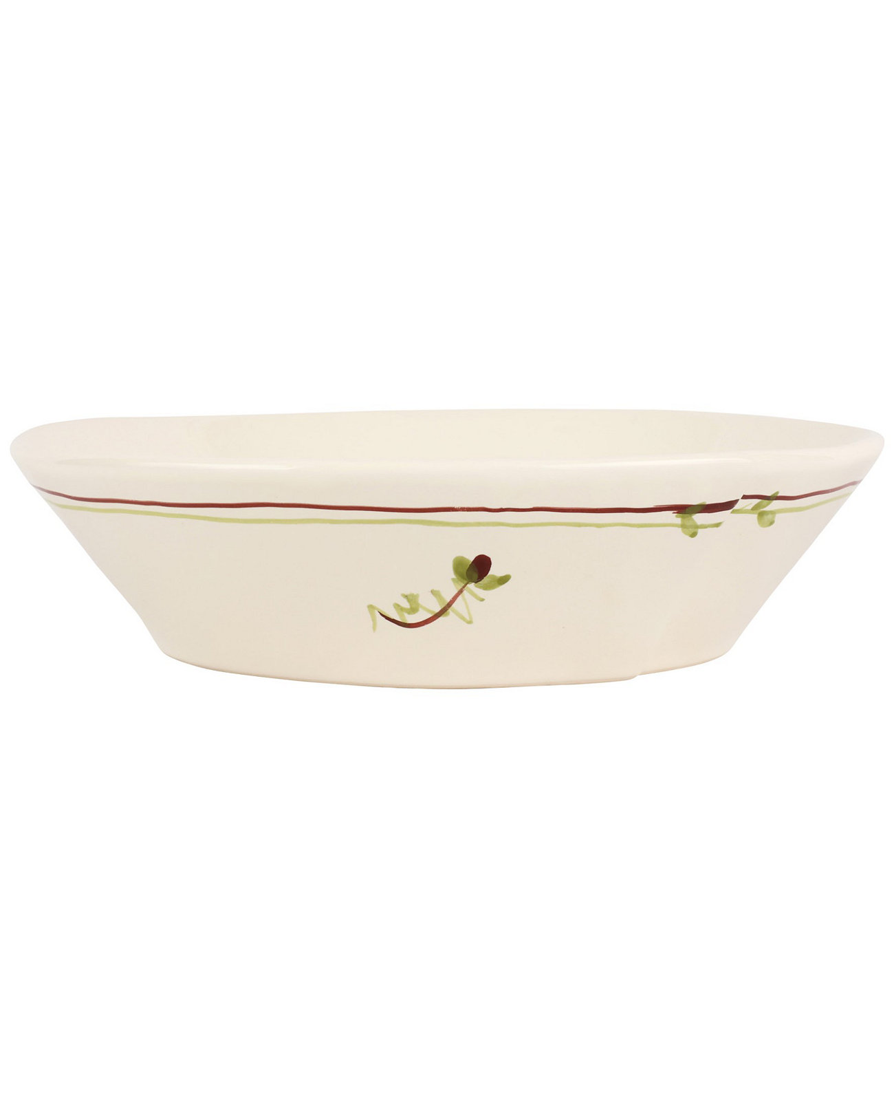 Lastra Fiori di Bosco Medium Shallow Bowl VIETRI