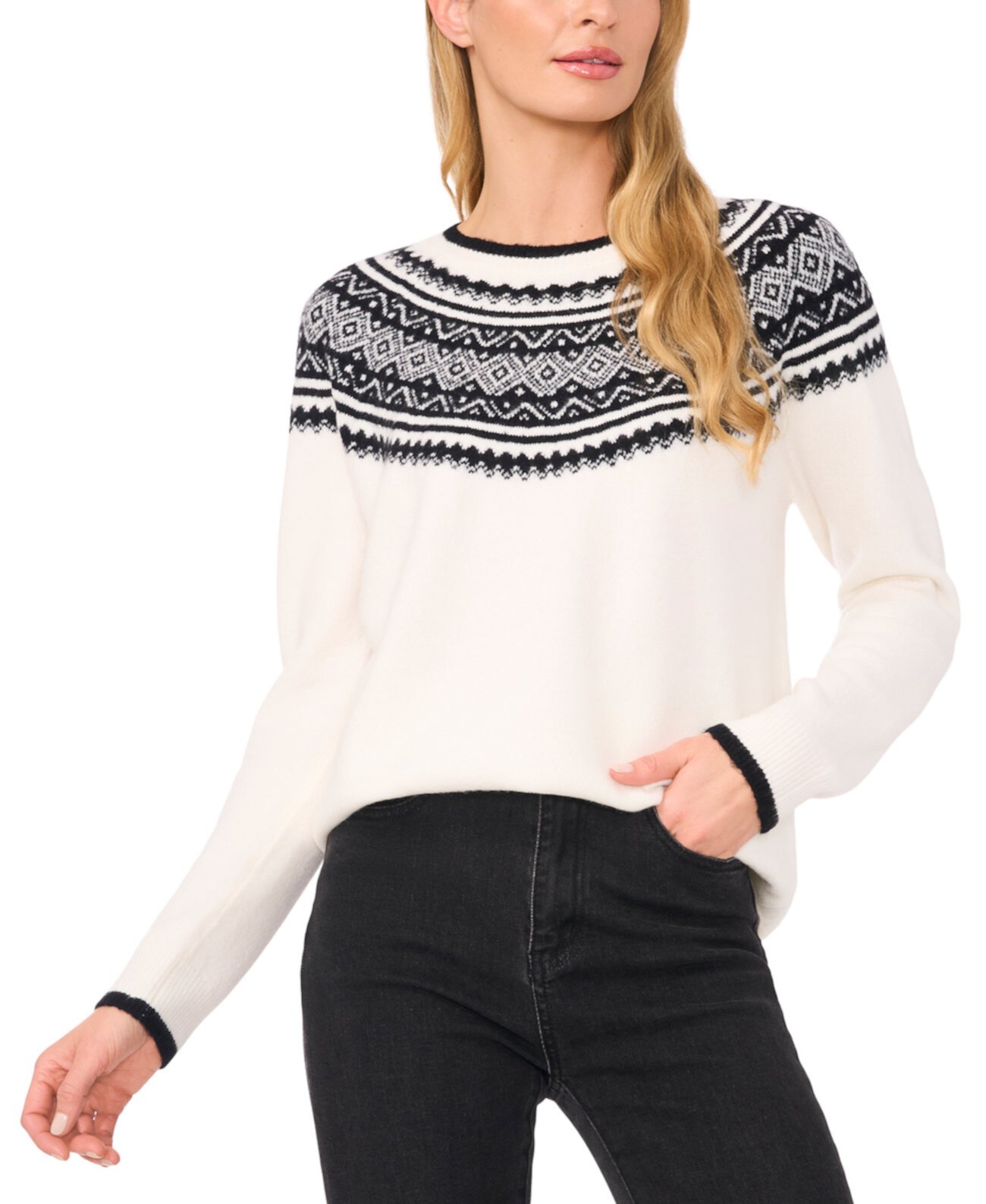 Женский Свитер CeCe Fair Isle CeCe