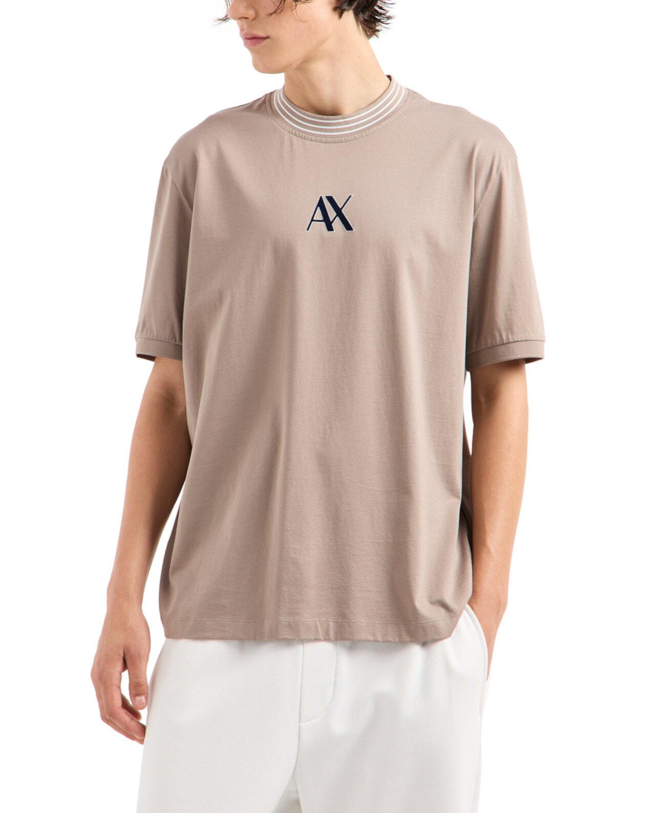 Men's A|X Logo Print T-Shirt Armani