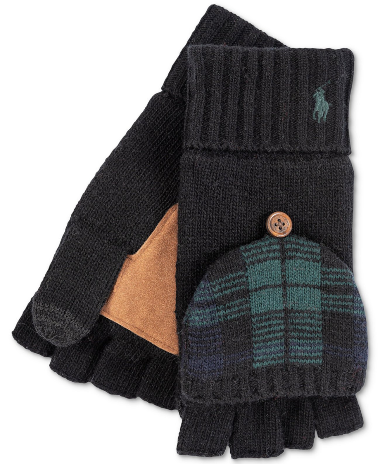 Зимние перчатки Polo Ralph Lauren Men's Tartan Mitt Convertible Polo Ralph Lauren