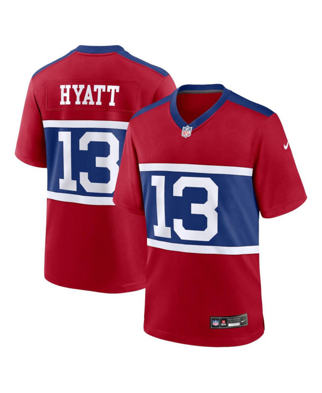 Big Boys and Girls Jalin Hyatt Century Red New York Giants Alternate Player Game Jersey Nike