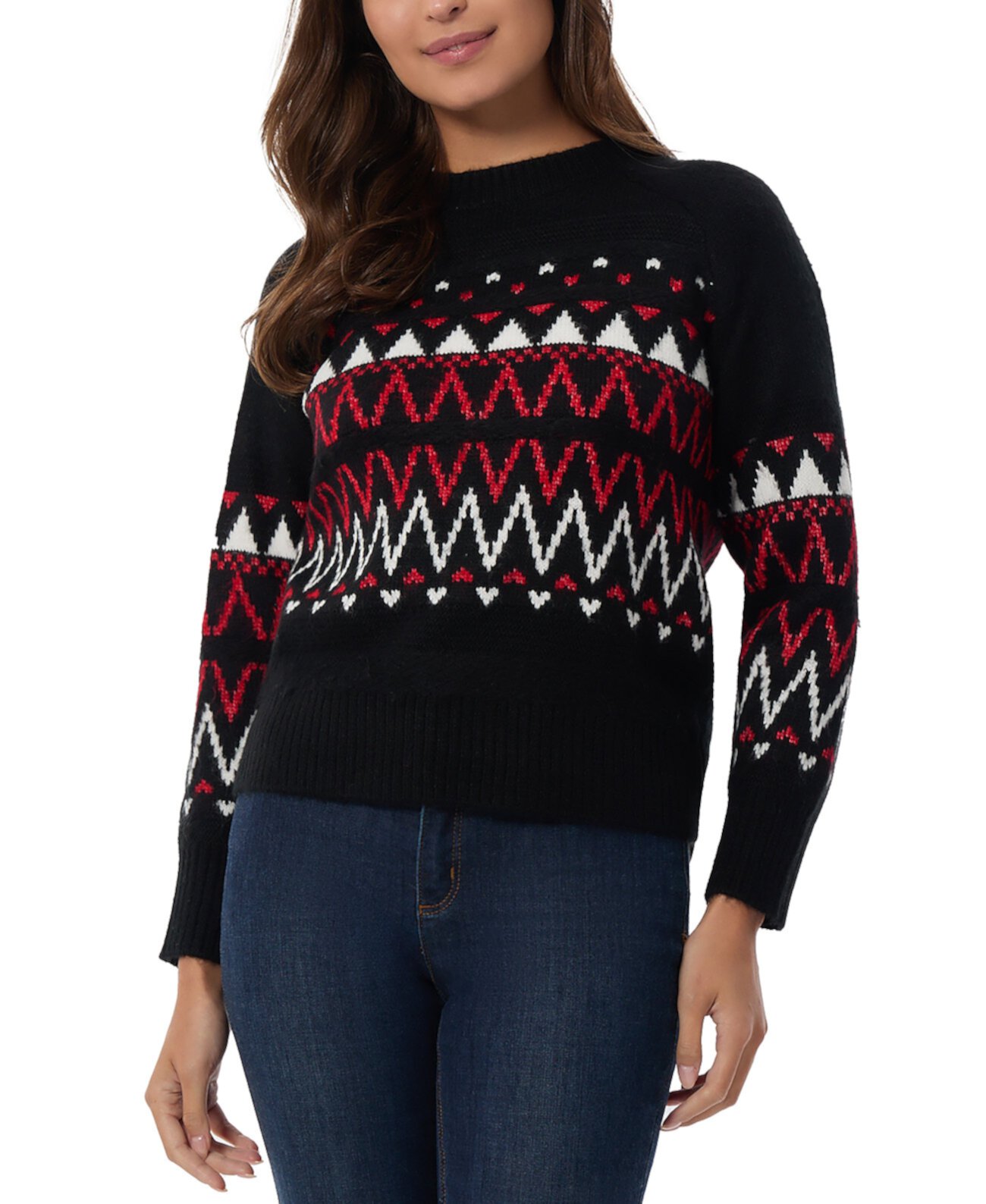 Женский Свитер Jones New York Fair Isle с Шарфом Jones New York