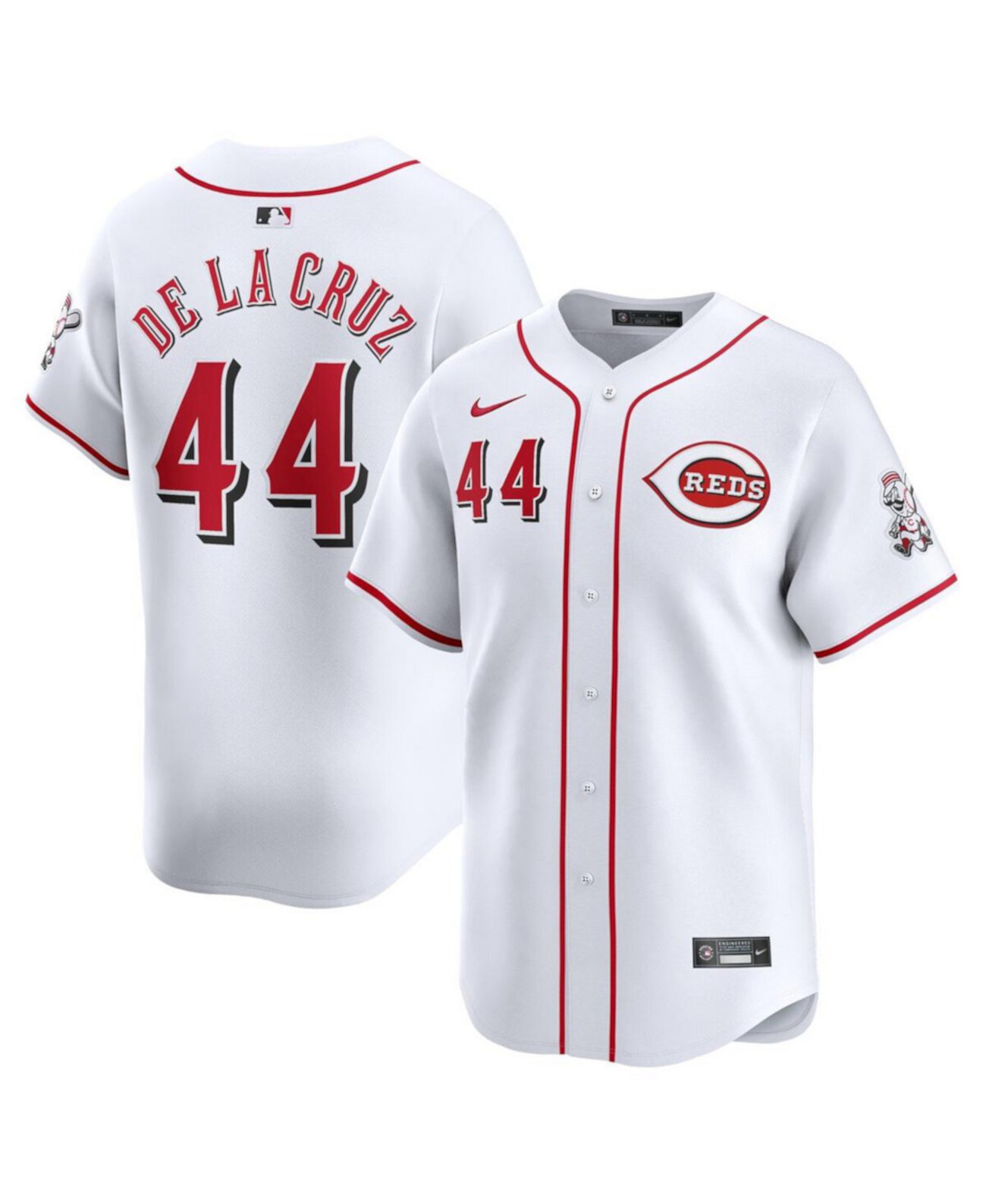 Big Boys and Girls Elly De La Cruz White Cincinnati Reds Home Limited Player Jersey Nike