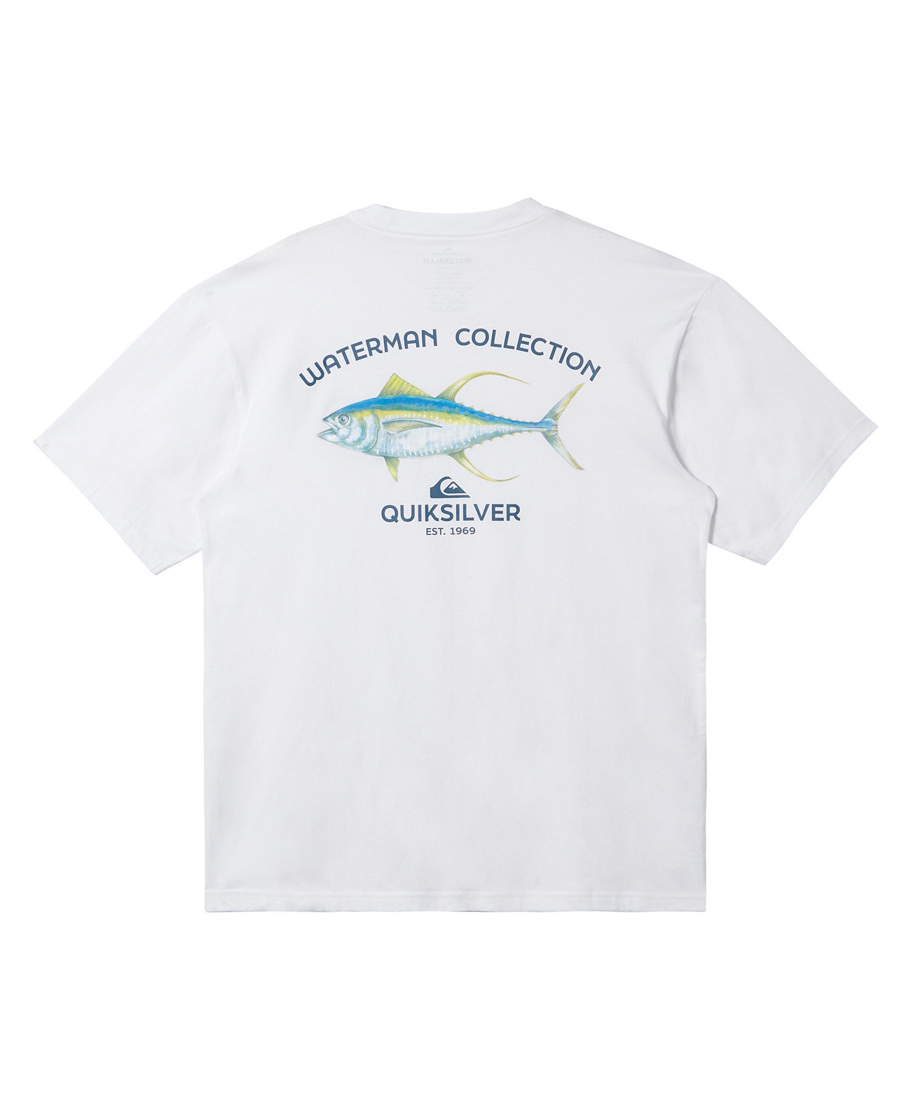 Футболка Quiksilver Fresh Fish с короткими рукавами и круглым вырезом из 100% хлопка Quiksilver Waterman