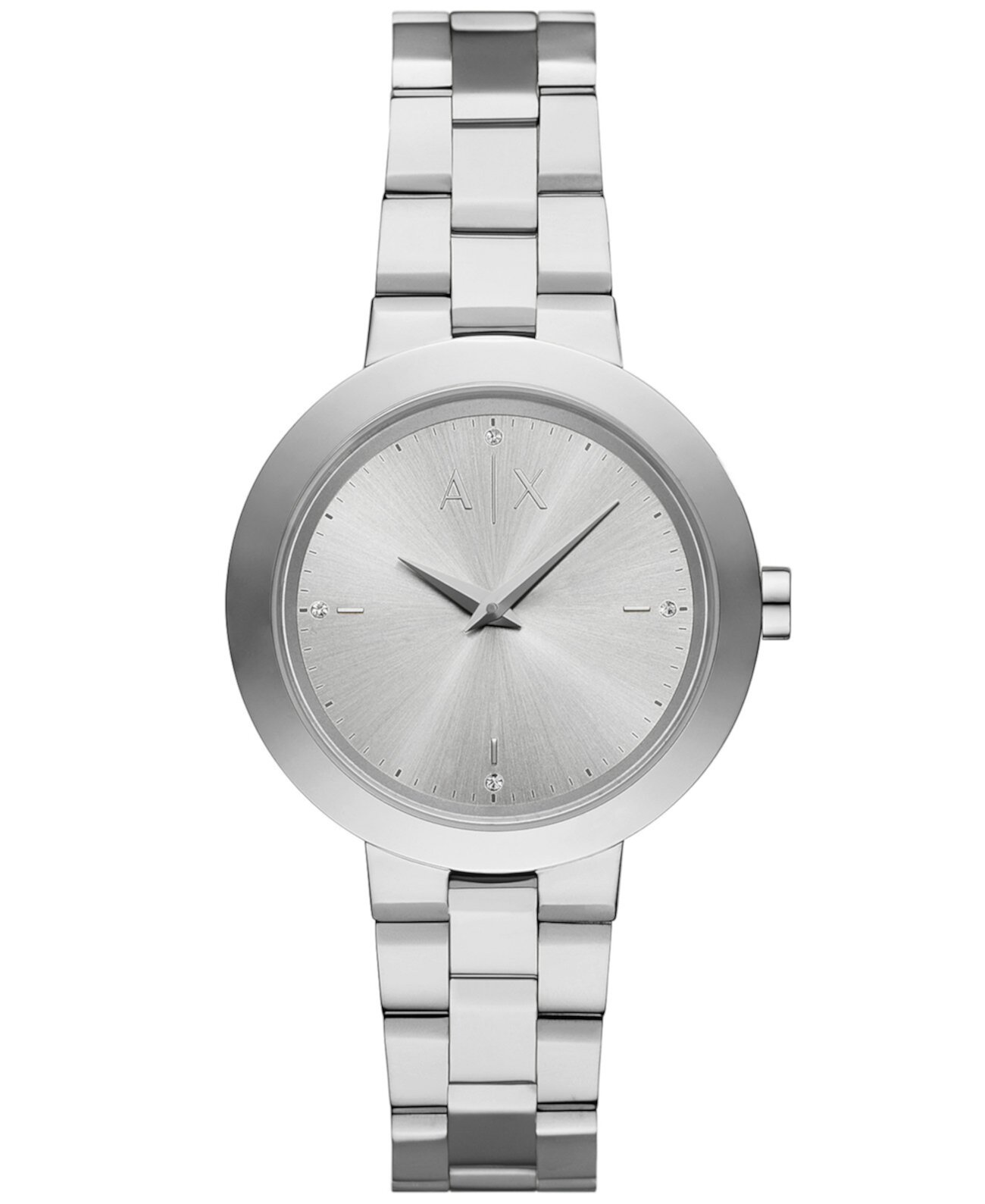 Кварцевые часы Armani Women's Quartz Two-Hand Silver Stainless Steel 36MM Armani