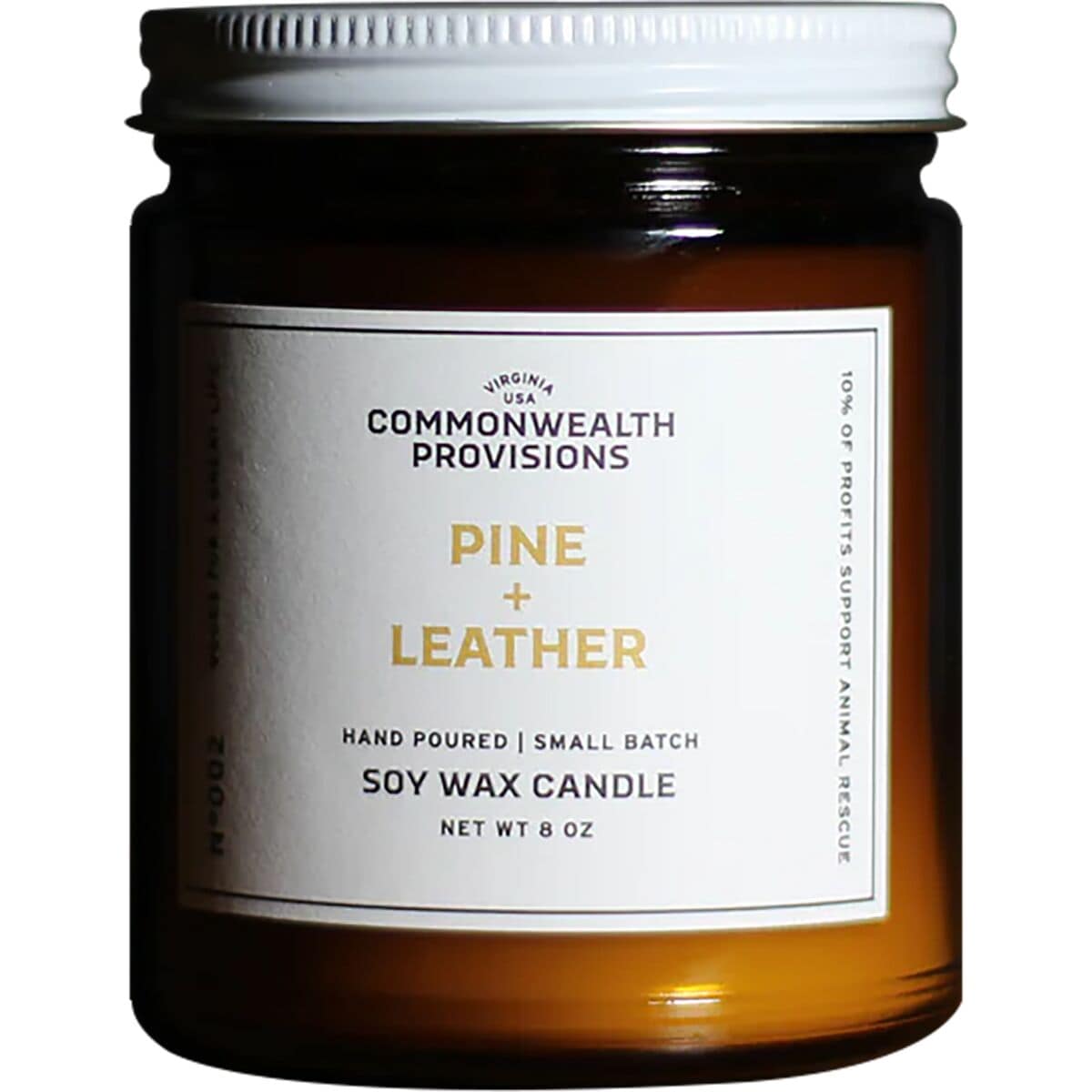 Pine + Leather Candle Commonwealth Provisions