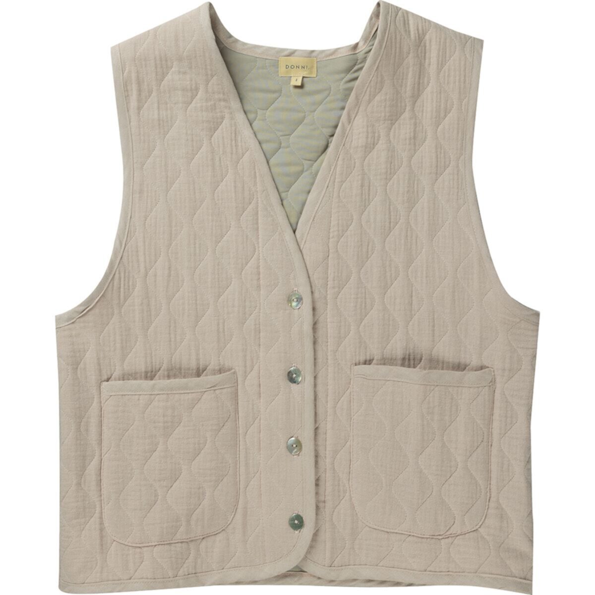 Женский Пуховой и верхний жилет Donni The Quilted Vest Donni