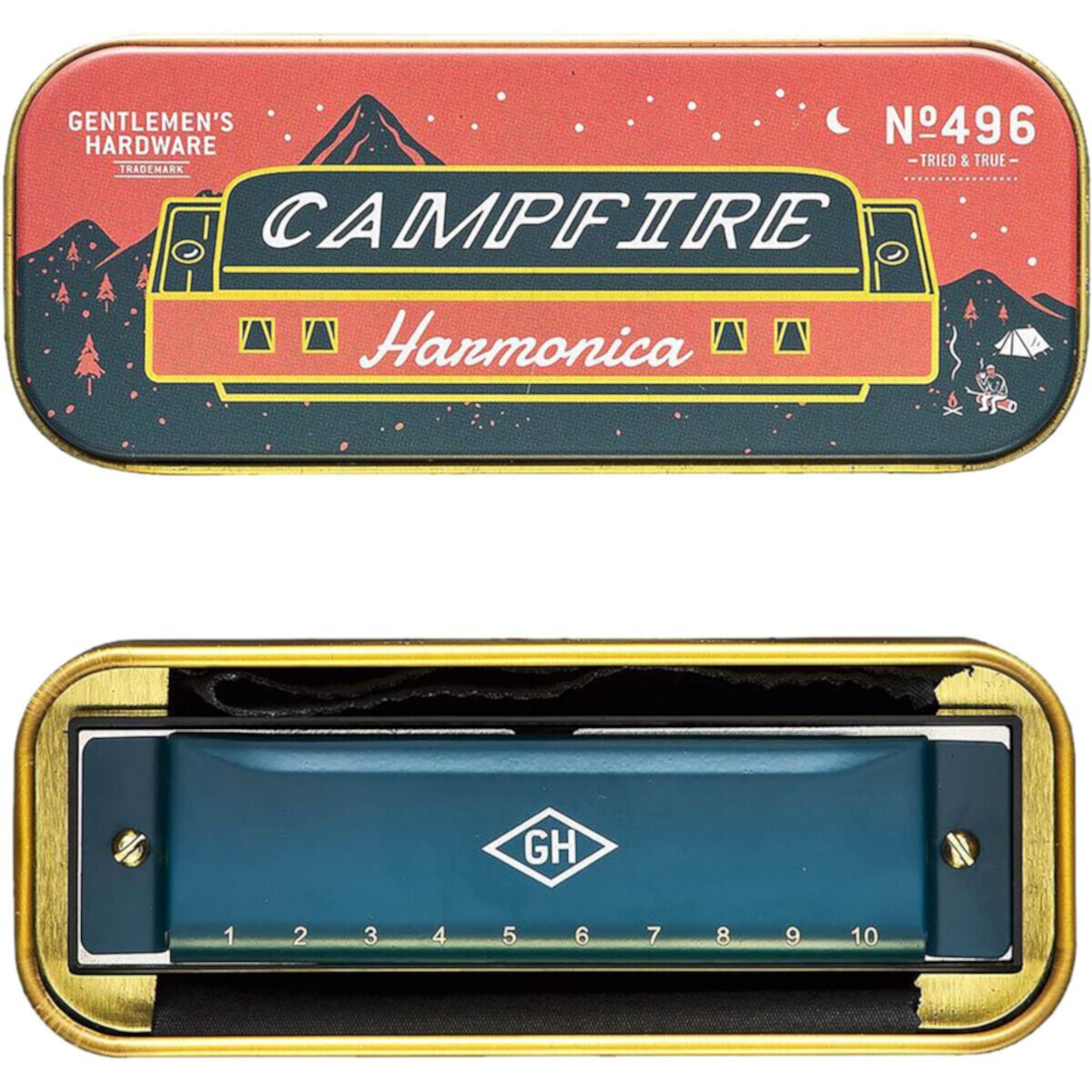 Campfire Harmonica - Retail Gentlemen's Hardware US LLC