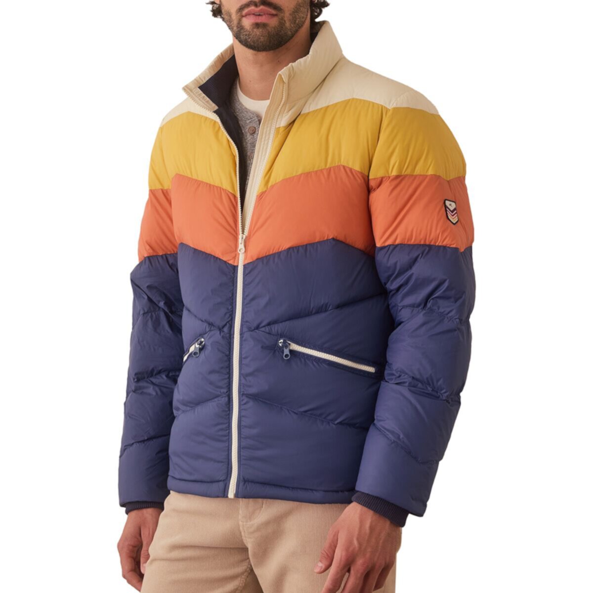 Мужской Пуховик Marine Layer Colorblock Marine Layer