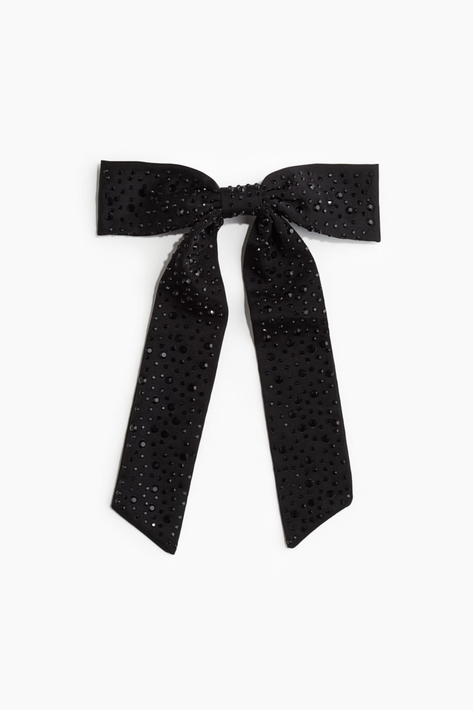 Embellished Satin Bow Hair Clip H&M