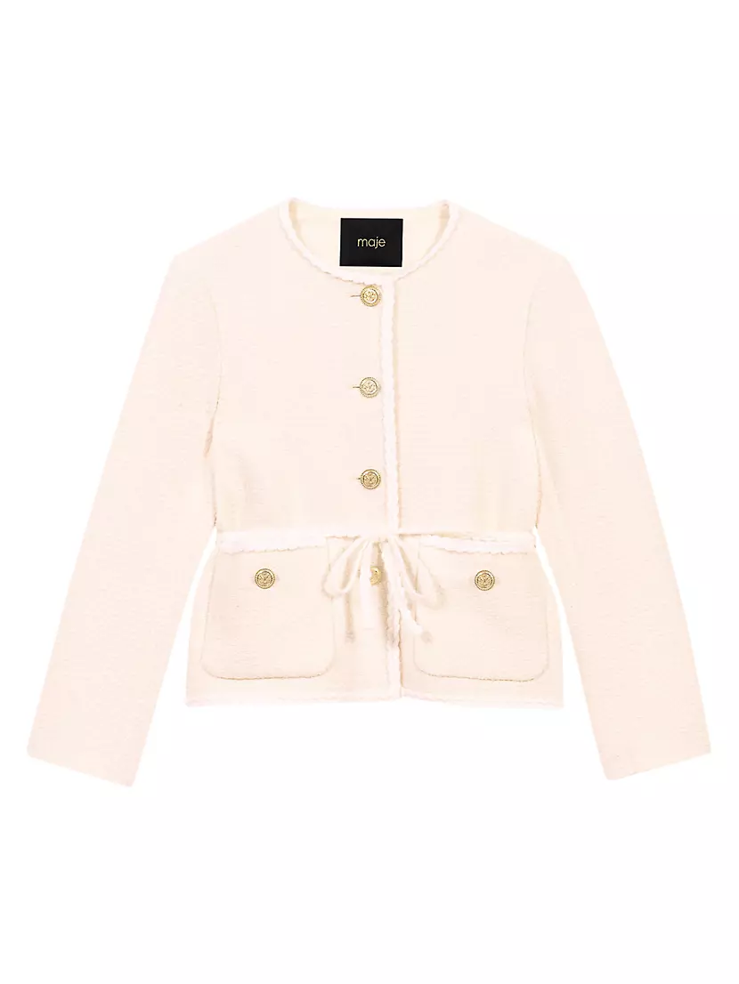 Belted Jacket Maje