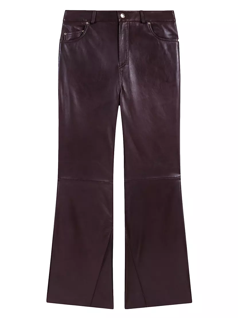 Leather Trousers Maje