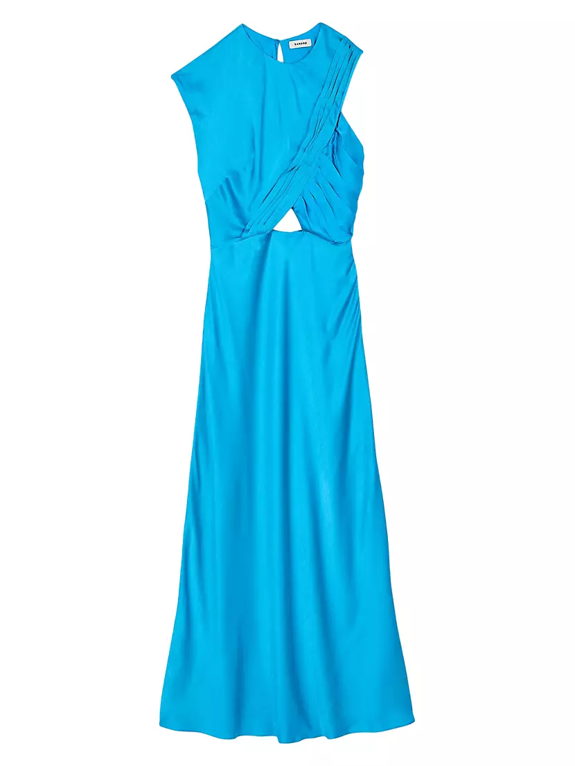 Женское Повседневное Платье Sandro Draped Maxi Sandro