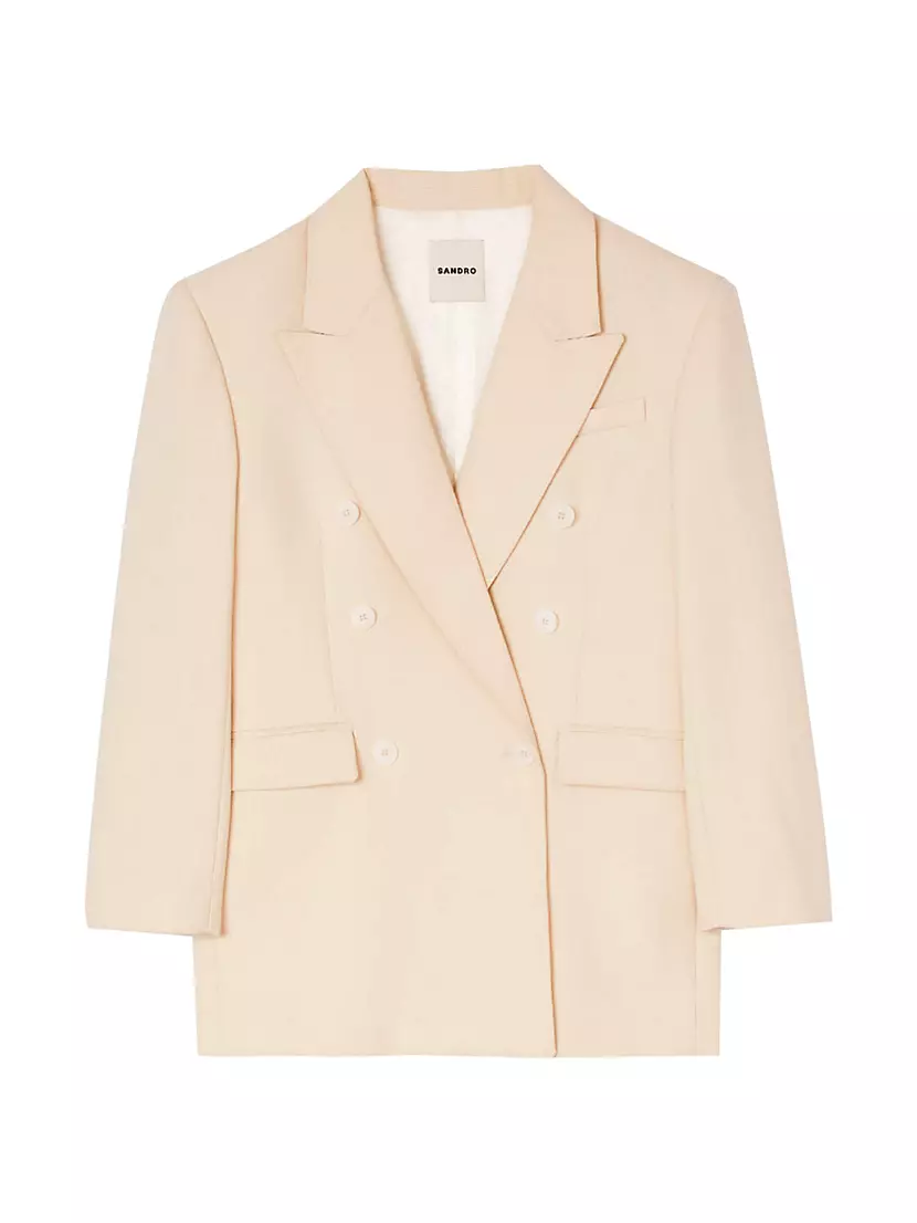 Double-Breasted Suit Jacket Sandro