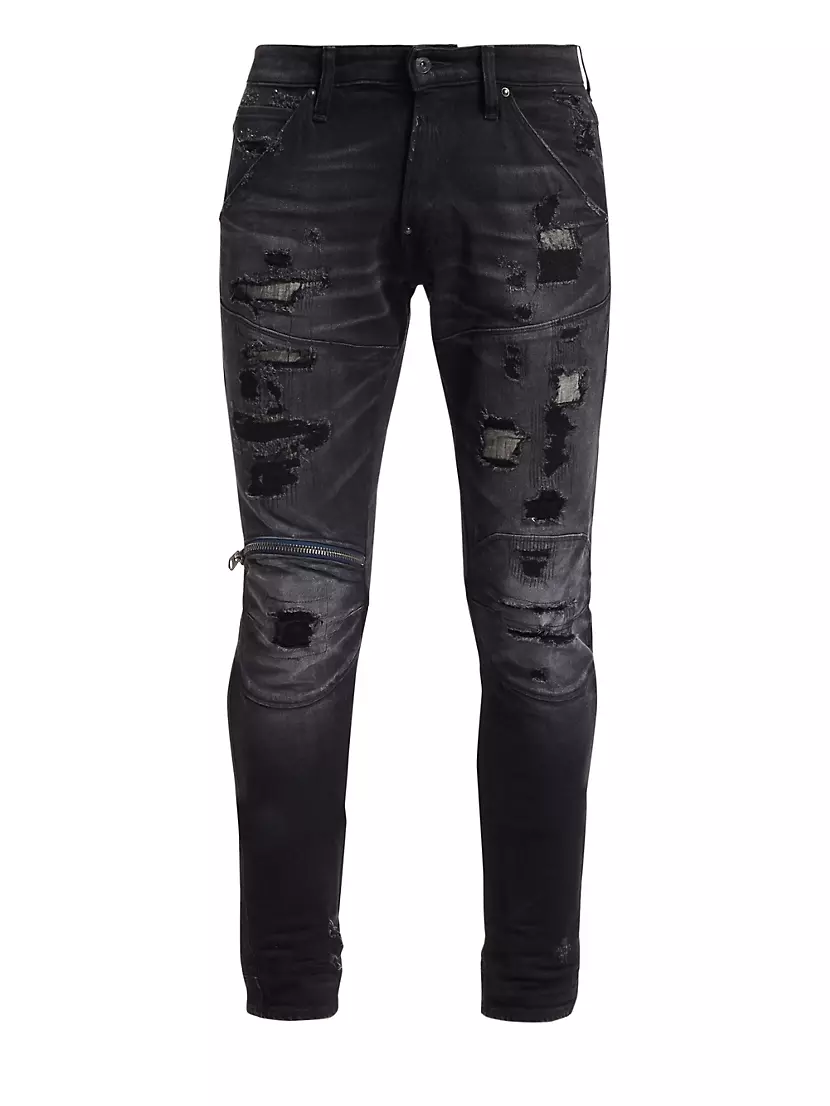 Мужские Джинсы skinny G-STAR RAW 5620 3D Zip Knee G-STAR RAW