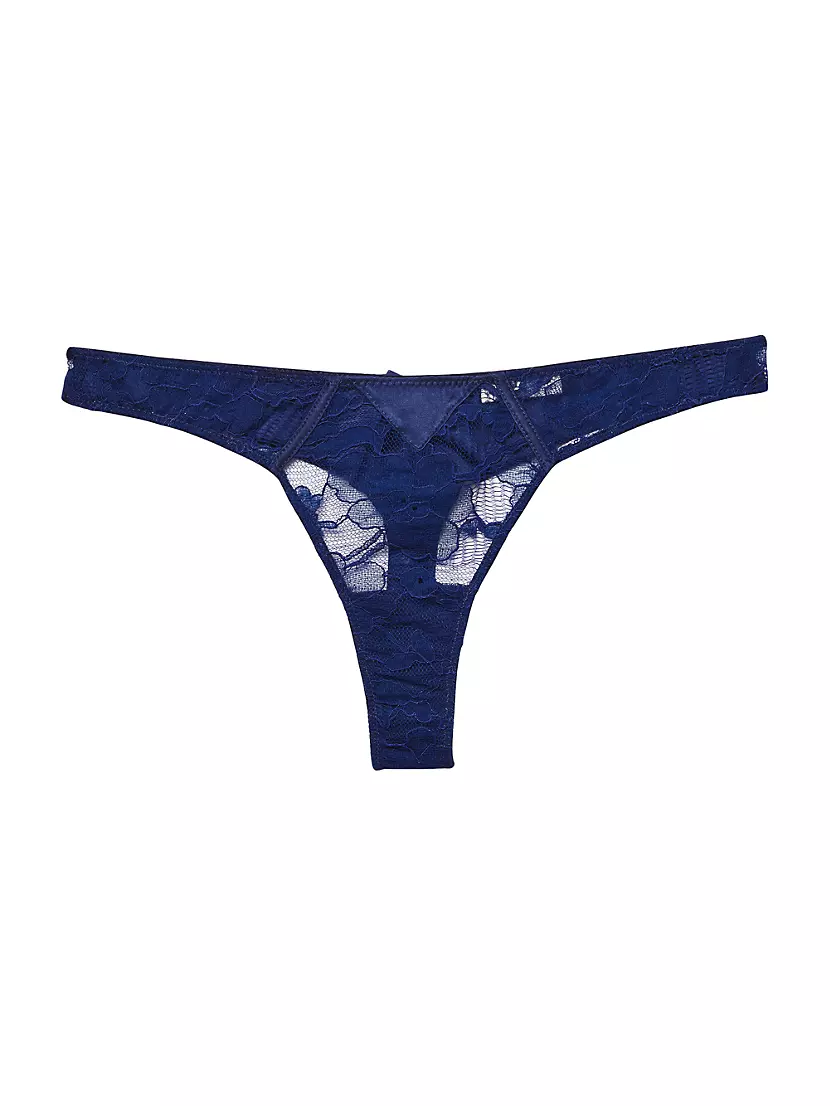 Женские Трусы fleur du mal Magnolia Lace Thong Fleur du mal