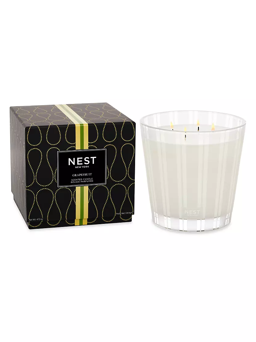 Grapefruit 4-Wick Scented Candle Nest