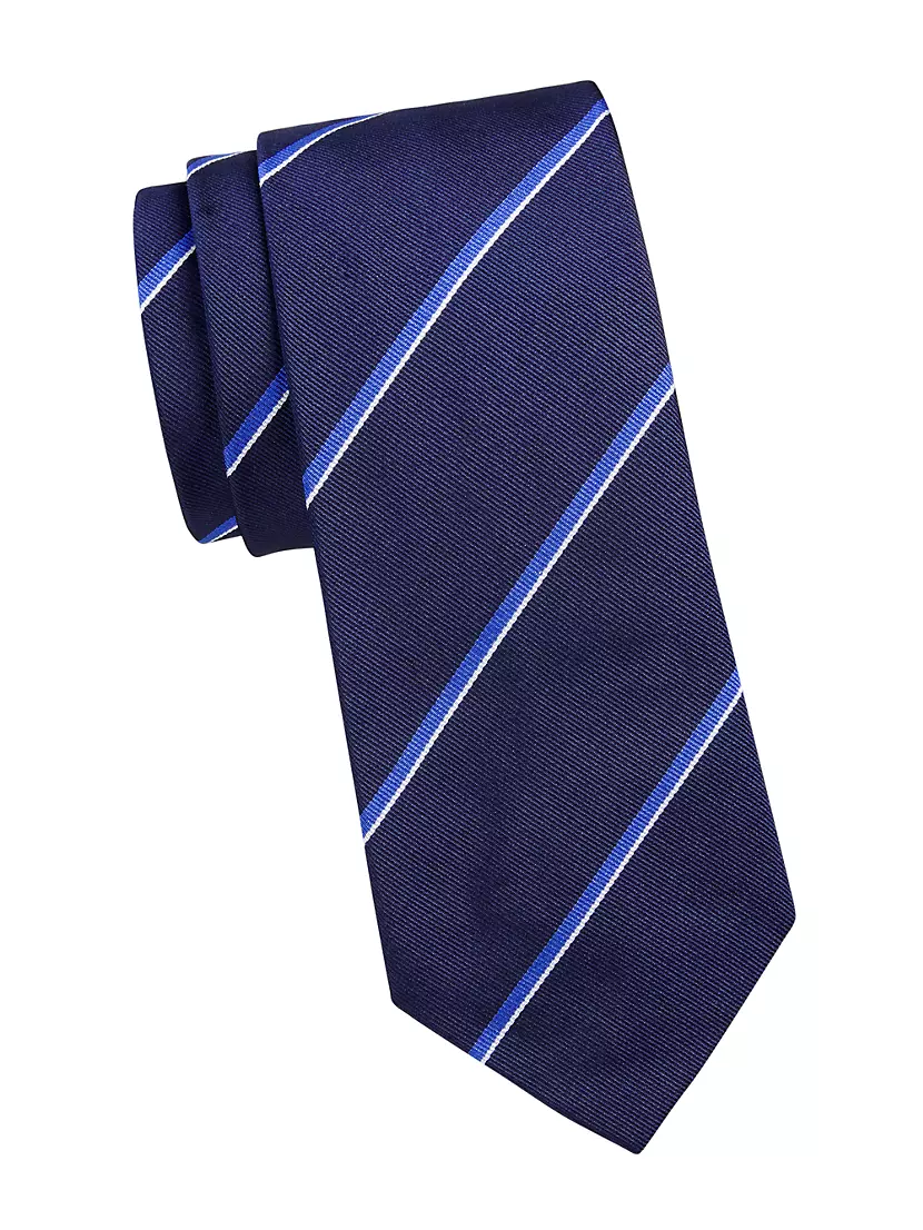 Галстук Ralph Lauren Super Striped Silk Repp Tie Ralph Lauren