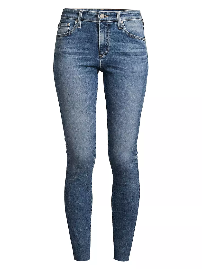 Женские Джинсы skinny AG Jeans Farrah High-Rise Stretch AG Jeans