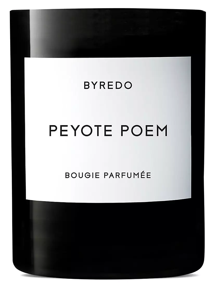 Ароматическая свеча Peyote Poem, 240 г, с нотами можжевельника и ванили Byredo