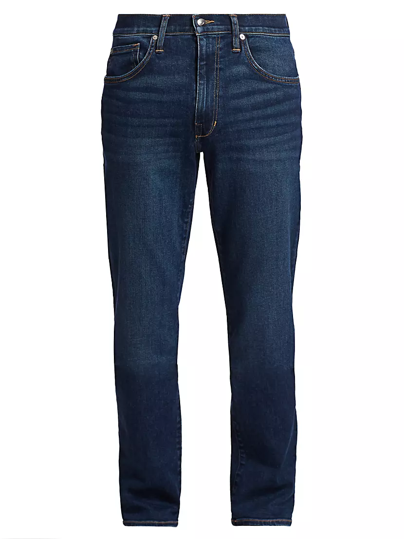 Джинсы Brixton Stretch от Joe's Jeans с пятью карманами и кожаной молнией Joe's Jeans