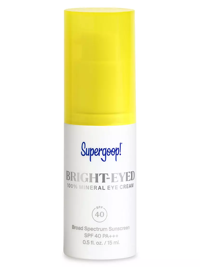 Bright-Eyed 100% Mineral Eye Cream Broad Spectrum Sunscreen SPF 40 PA+++ Supergoop!