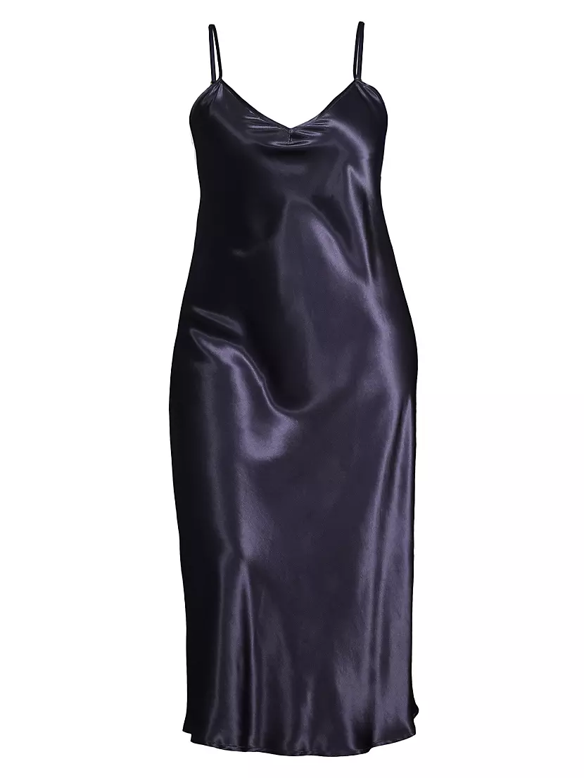 Женское Платье комбинации BAACAL Cabaret Satin Slip Midi Dress BAACAL