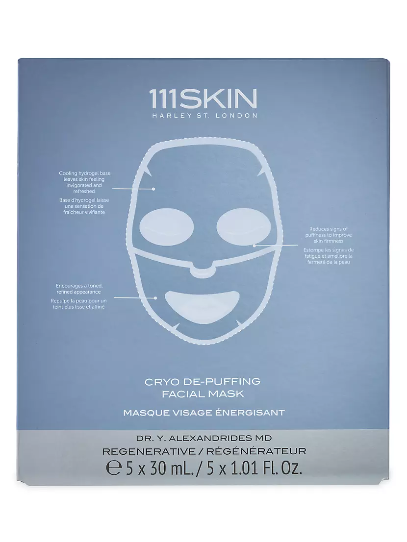 Cryo De-Puffing 5-Piece Facial Mask Set 111SKIN