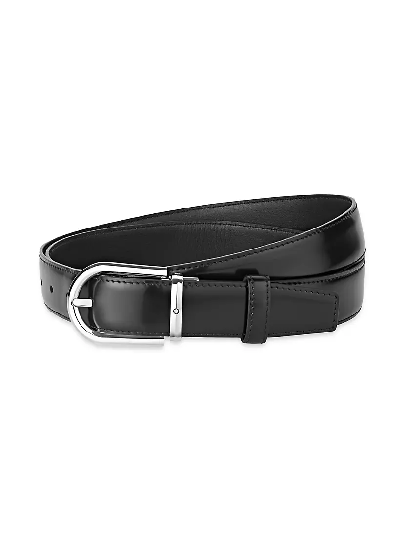 Ремень Montblanc Horseshoe Cut-to-Size Leather Montblanc