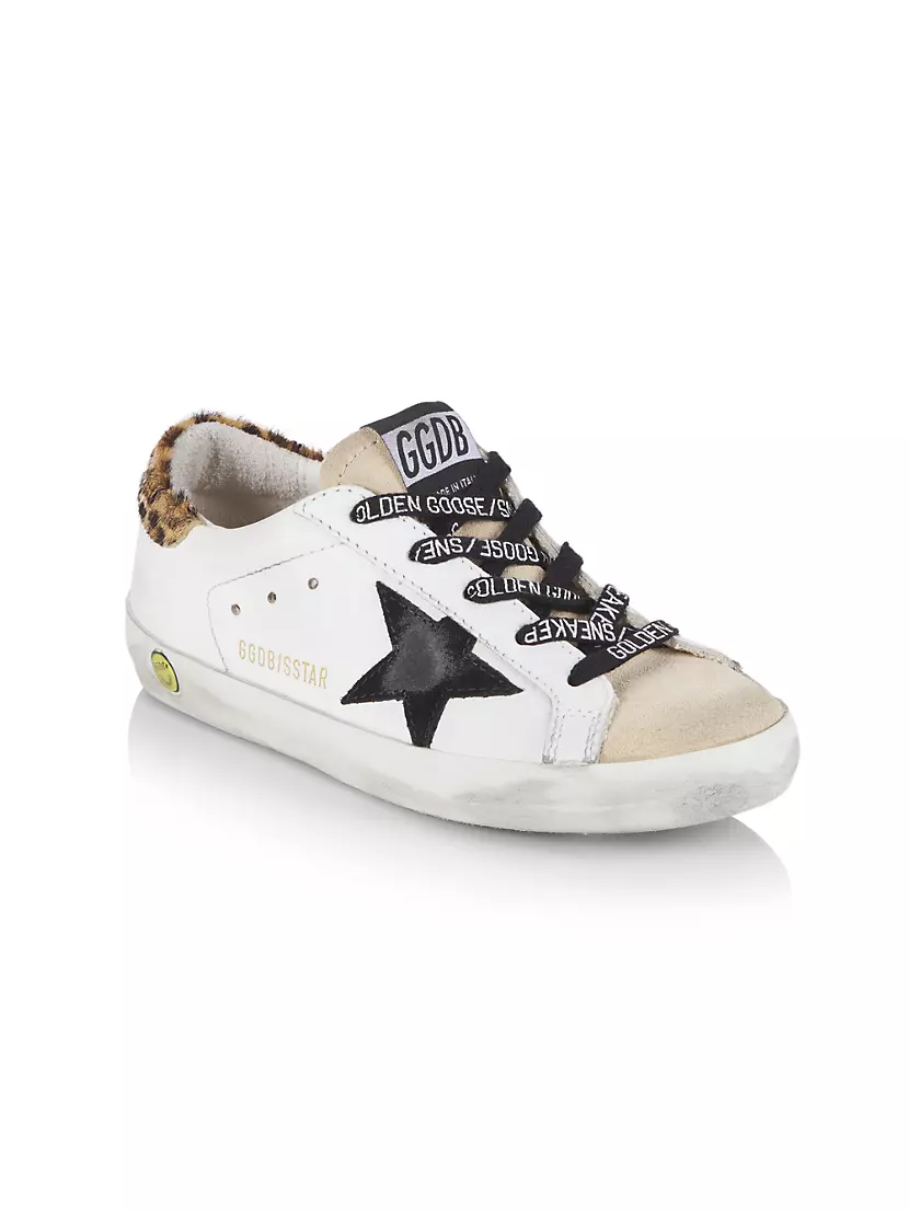 Baby's, Little Kid's &amp; Kid's Superstar Leather &amp; Suede Sneakers Golden Goose