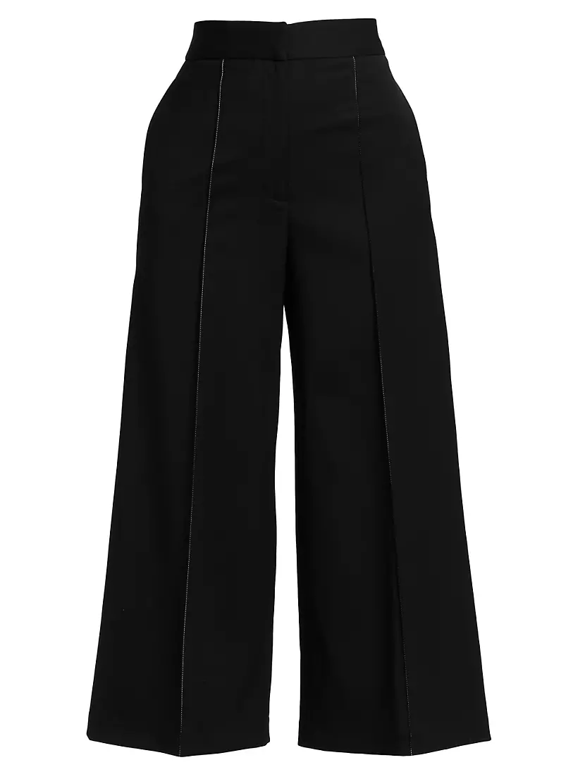 Stretch-Wool Suiting Culottes Proenza Schouler