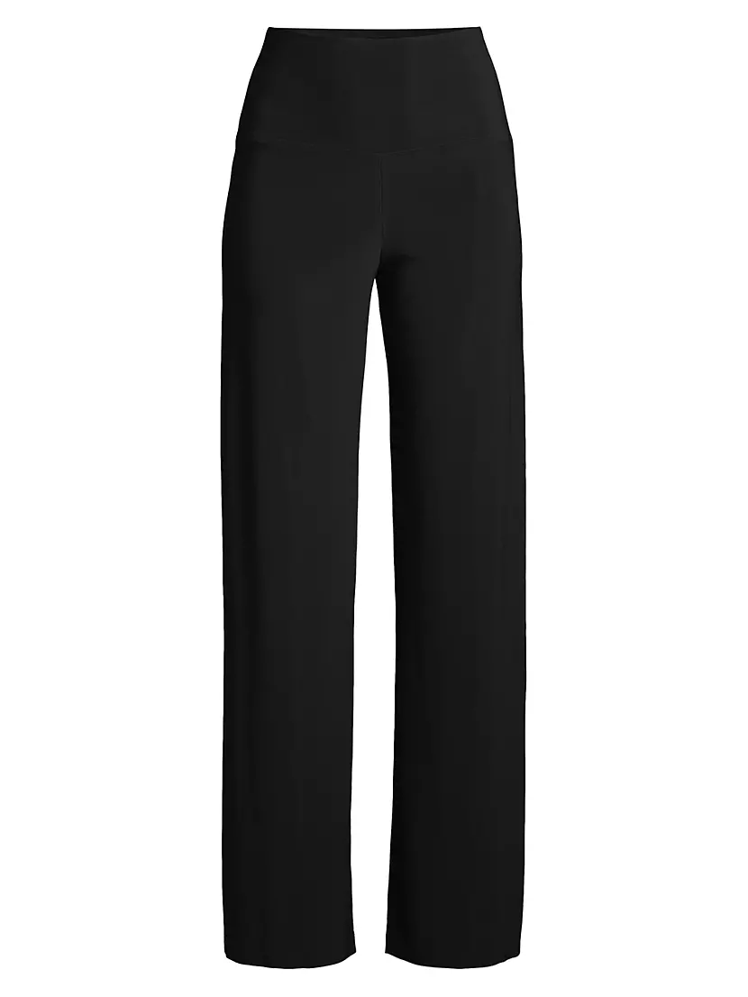 High-Rise Straight-Leg Pants Norma Kamali