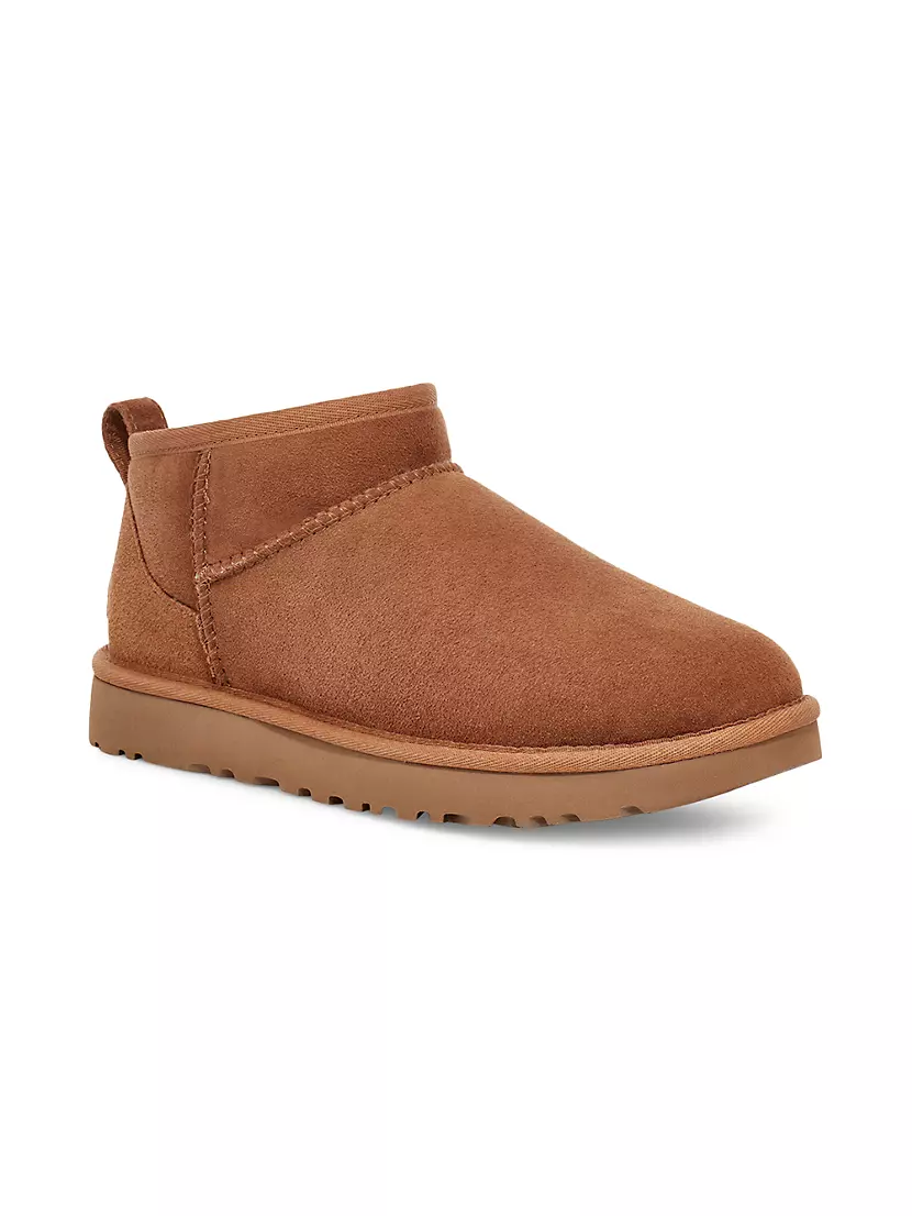 Classic Ultra Mini Sheepskin Ankle Boots Ugg