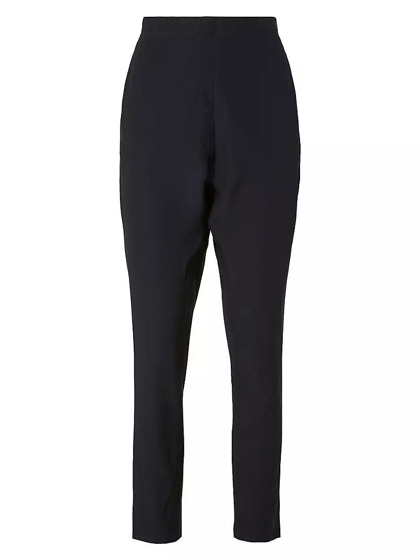 Stretch Silk Dropped Crotch Pants Scanlan Theodore