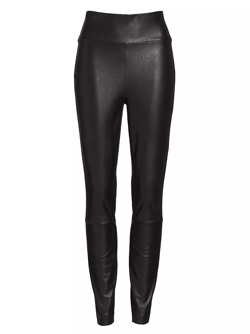 Sheena Faux Leather Leggings Paige