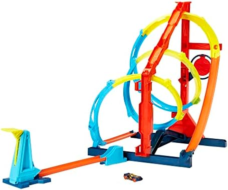 Трековый игровой набор для машинок Corkscrew Twist, 1:64, с 2 режимами игры Hot Wheels