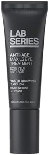 Lab Series Anti-Age Max LS Eye Treatment - Eye Cream (Крем) for Men - Reduces Puffy Eyes - Peptides, Niacinamide, 0.51 fl oz (Жидкие унции) Lab Series