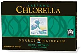 Source Naturals Yaeyama Chlorella Box 200 mg Freshwater Green Superfood, Plant-Based B12-300 Tablets (Таблетки) Source Naturals