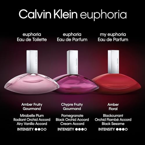 Calvin Klein Euphoria Eau de Toilette – Women's Gourmand Perfume – With Notes of Sparkling Plum, Orchid Accord & Warm Vanilla – Luxury Perfumes for Women – Long Lasting Fragrance Calvin Klein