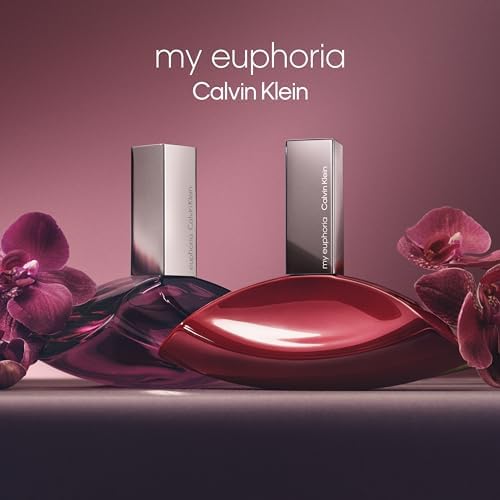 Calvin Klein My Euphoria Eau de Parfum – Women's Ambery Floral Perfume – With Notes of Blackcurrant, Orchid Flambé, Black Sesame, Vanilla & Woods – Luxury Perfumes for Women– Long Lasting Fragrance Calvin Klein