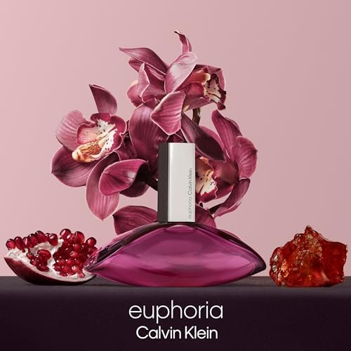 Calvin Klein Euphoria Eau de Parfum – Chypre Women's Perfume – With Notes of Pomegranate, Black Orchid, Lotus Blossom & Mahogany Wood – Luxury Perfumes for Women – Long Lasting Fragrance Calvin Klein