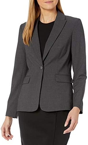 Calvin Klein Women's One Button Lux Blazer Calvin Klein