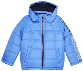  Кроссовки Tommy Hilfiger Boy's Chevron Color-Block Puffer (Большие дети) Tommy Hilfiger