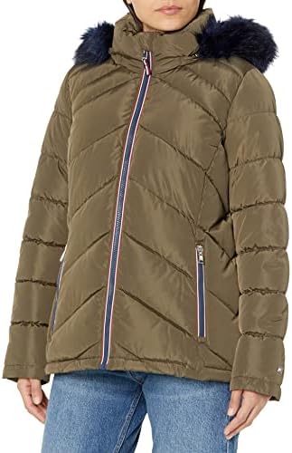 Tommy Hilfiger womens OUTERWEAR JACKET,JUNIPER,Medium Tommy Hilfiger